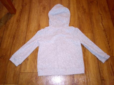 Šeda prechodna mikina s flitrami f&f 18-24m nová, f&f,86