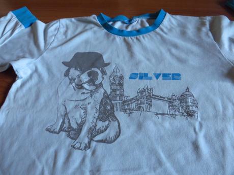 Pyžamový vrch so psom - veľ. 134/140, 134