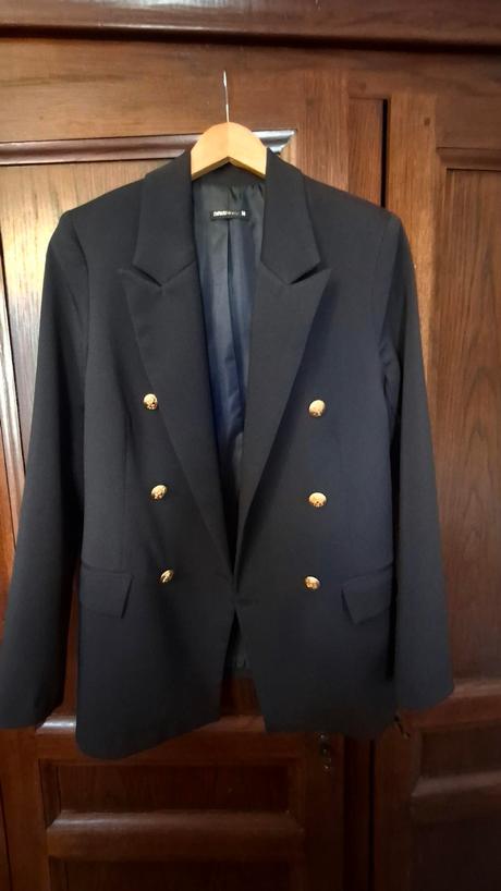 Tmavomodré sako s, s