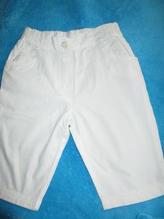 Biele letné kraťasy 3/4 18-24 a viac, cherokee,80