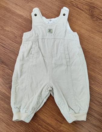 Menčestrové nohavice na traky, h&m,56