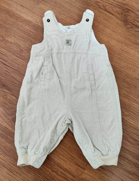 Menčestrové nohavice na traky, h&m,56