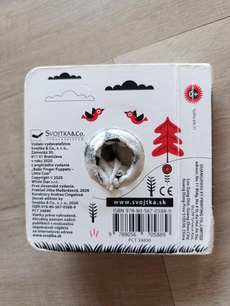 Malá kravička - prštekové leporelo,