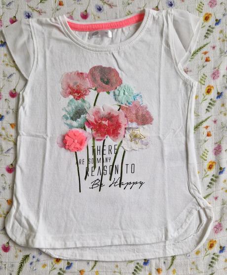 Tričko 3d kvietky, pepco,98