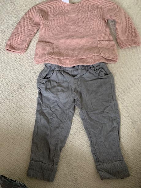 Svetrik a nohavice, zara,86
