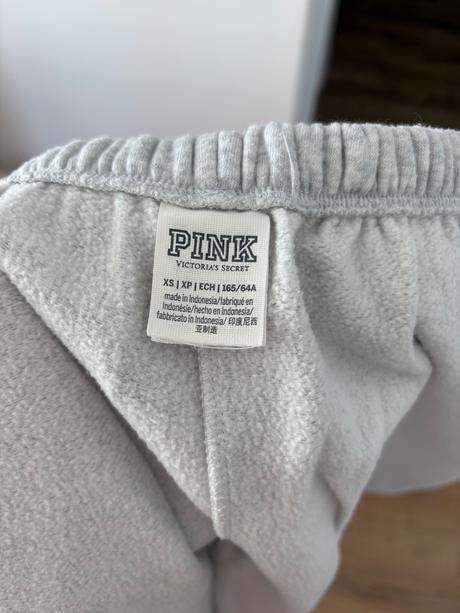 Sivé tepláky pink, victoria's secret,xs