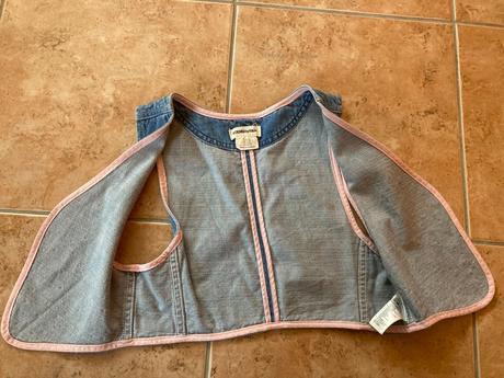 Dievčenská rifľová vesta, h&m,152