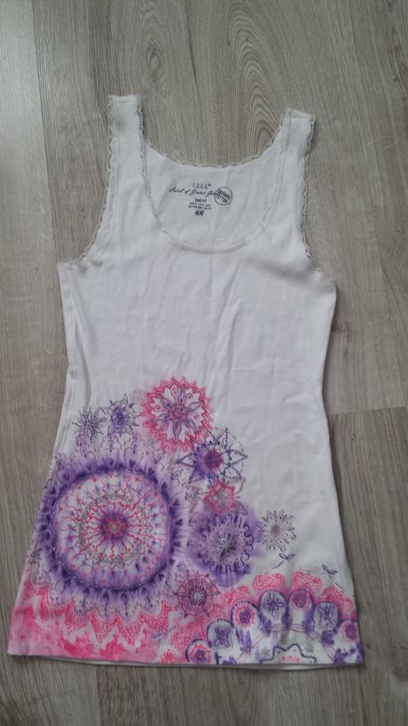 Rucne malovane tricko, s