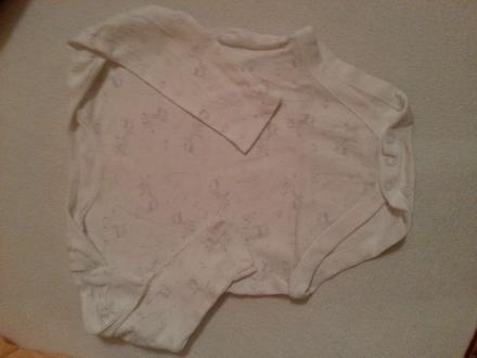 Biele bodycko so sivymi zirafkami, 80