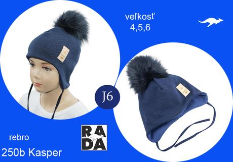 Čiapka kasper  veľ.kosť 50-52 cm, rada,110 / 116 / 122 / 128