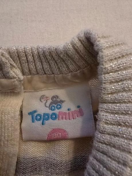 Šaty pletené / dlhší svetrík, topomini,80