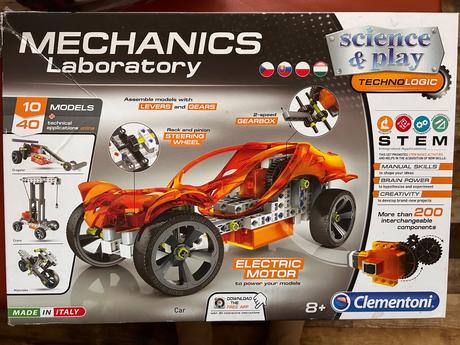 Stavebnica s elektrickým motorom - 10 modelov, 