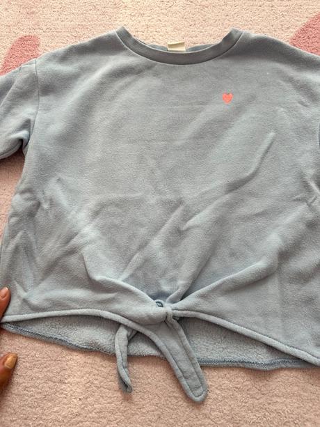 Modra stylova mikina, h&m,104