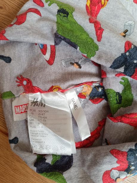 Siva ciapka avengers 92/104, h&m,92