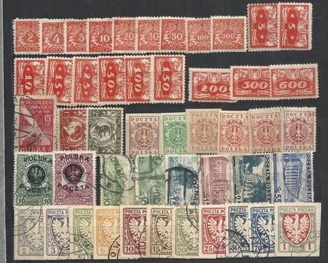 Známky, zbierka, rôzne štáty,