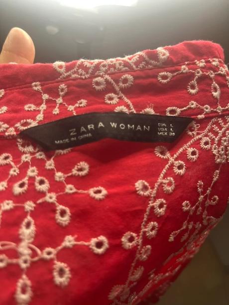 Zara cervene letne saty l, zara,l