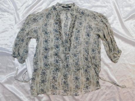 Pekna vzdušna šifonova bluzka, zara,36