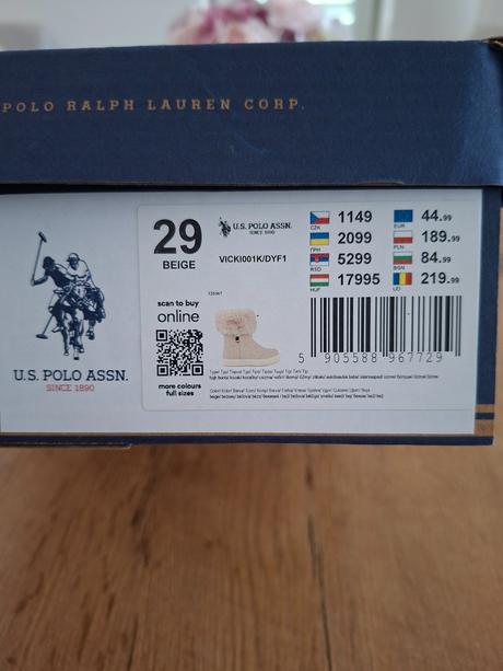 Prechodne čižmy, u.s. polo assn.,29