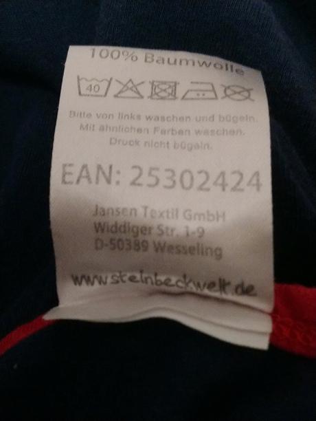 Modro červené pyžamo s motívom, steinbeckwelt, xl, xl