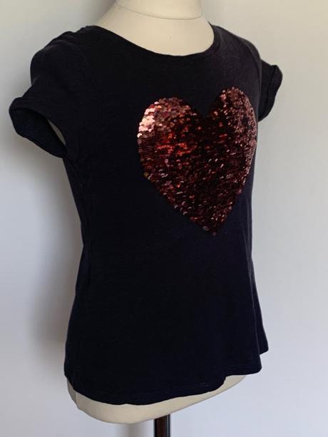 H&m tričko so srdiečkom, h&m,122