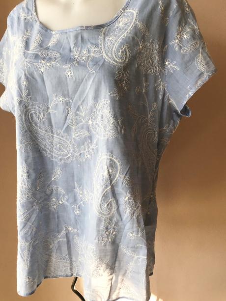 Krasna bavlnena bluzka /39, 46 / 48