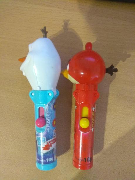 Postavičky na lízatko olaf,angry birds, star wars, 