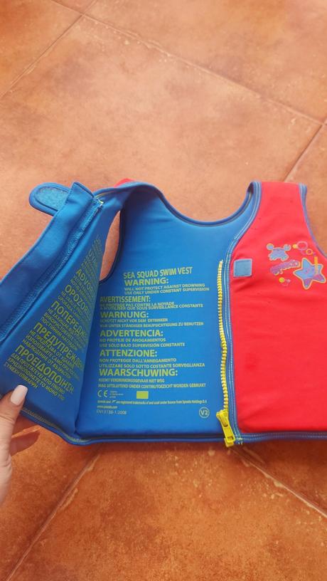 Vesta na plavanie, 