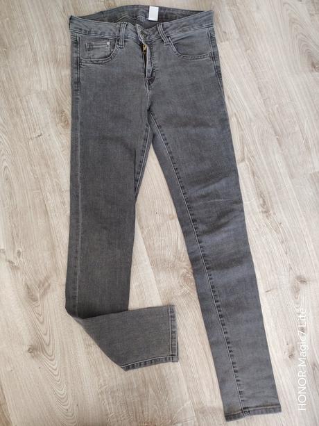 Sivé rifle, h&m,s
