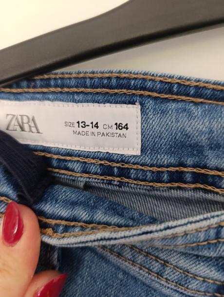 Dievčenské marine jeans zara veľ 164, zara,164