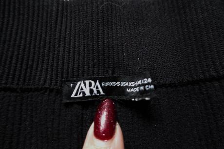 Vrúbkované legíny zara, zara,xs
