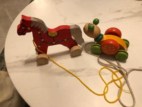 Hračky na ťahanie drevené, 