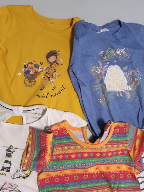 Balík tričiek 98/104- 5 kusov, h&m,98