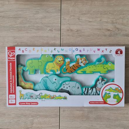 Hape puzzle zvieratka abeceda, 