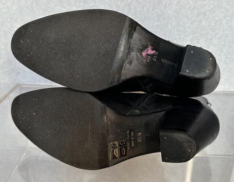 Kvalitné kožené kotníkové čižmičky, 36