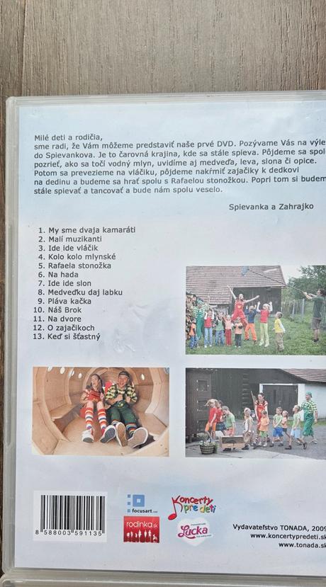 Dvd spievankovo 1 - 6, 