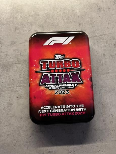 Plechovka f1 turbo attax, 
