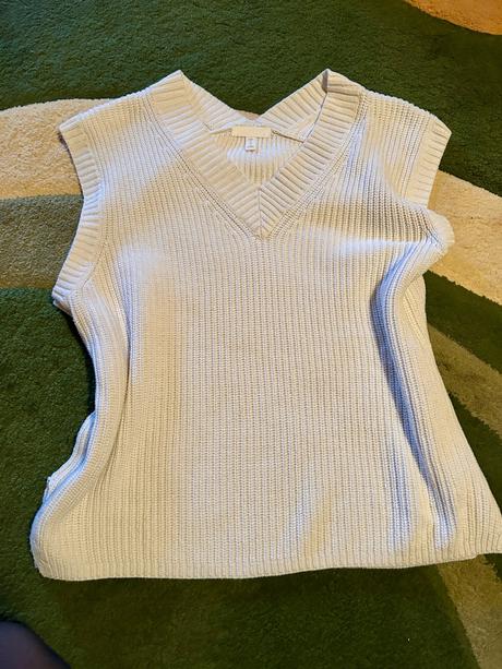 Oversize pletený vesta, h&m,s