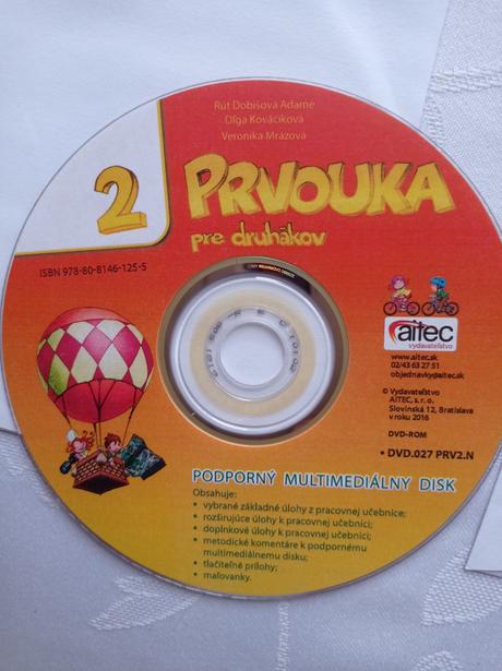 Prvouka pre 2. ročník zš + cd a dvd,