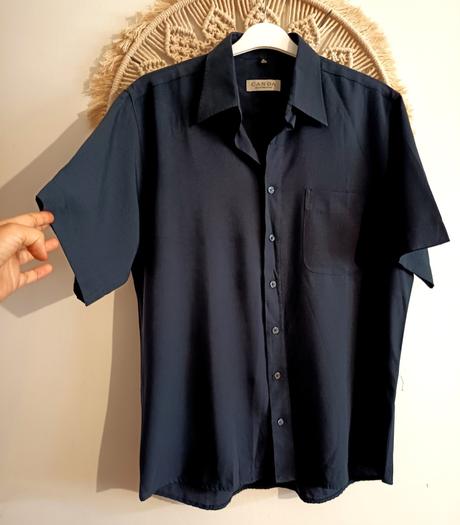 Čierna pánska košeľa, c&a,m