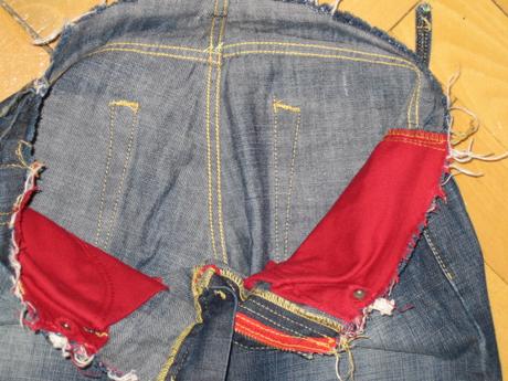 Blaumax dierovane boot cut jeans, s