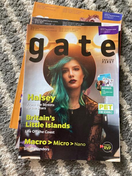 Časopis gate 6ks, karta a cd, 