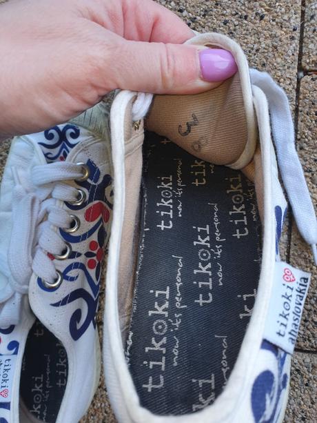 Folk tenisky tiktoky sk výroba ručná malba, 38