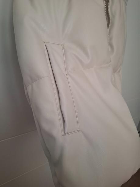 Koženková vesta stradivarius, stradivarius,xs