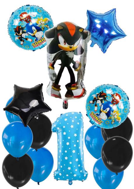 Balóny ježko sonic/knuckles/shadow- až 15/16/17/18, 