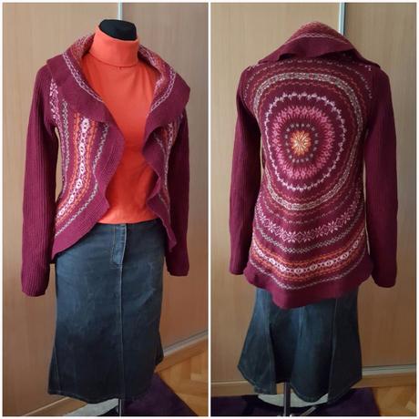 Rifľová tmavosivá sukňa 38/40, 40