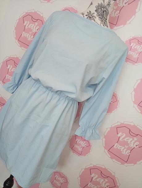 Ľahké šaty vzadu retiazka s/m, s