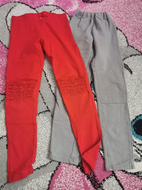 2x legíny lindex 7-8rokov, lindex,128