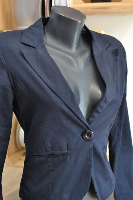 Tmavomodré sako s, s