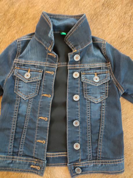 Rifl.bunda, veľ. xs, cca 110/116 cm, benetton,110