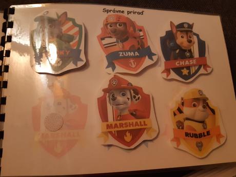 Paw patrol zosit s aktivitami, 